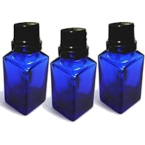 Amazon | NOTO 国産の遮光角瓶 ドロッパー付10ml 青色3本
